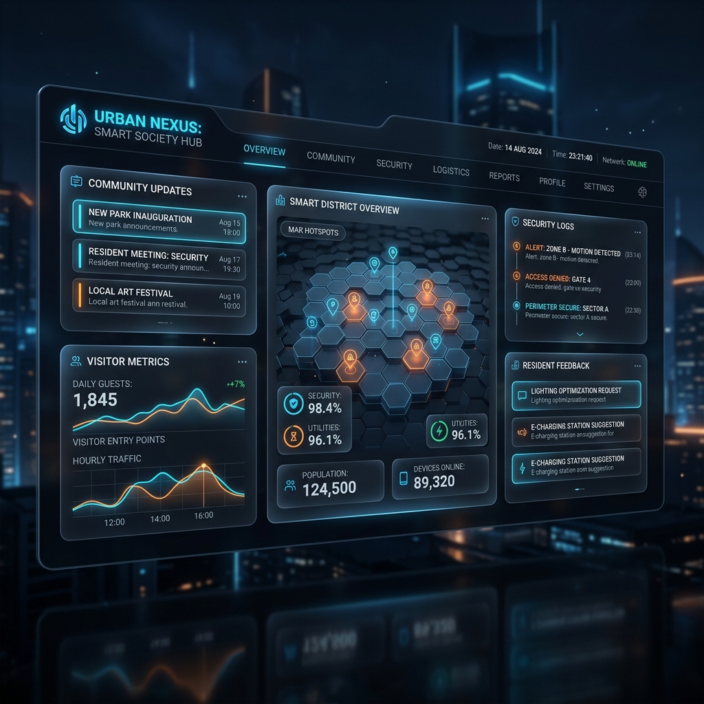 The Smart Society - SaaS Platform Dashboard